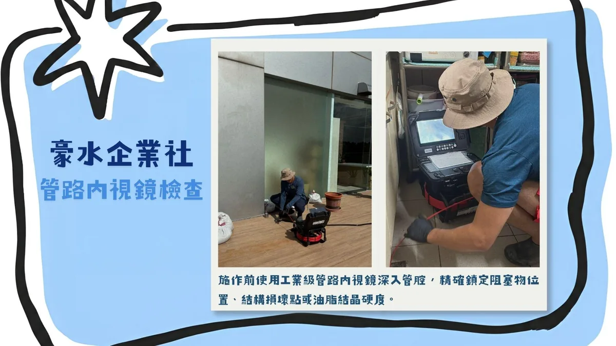 豪水企業社內視鏡檢查